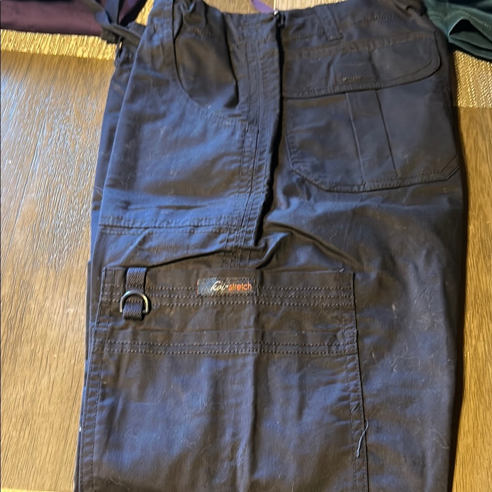 koi dark blue Cargo Pants Durable Utility Design